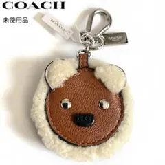 【廃盤♡希少】COACH　ベア　チャーム　キーホルダー　シアリング　ブラウン 廃盤♡希少】COACH ベア チャーム キーホルダー シアリング