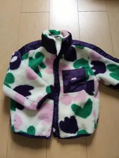 H＆M 花柄ボアフリース　ジャケット