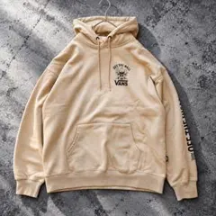 VANS プルオーバーパーカー スカルロゴ 裏起毛 ゆったりサイズ XL