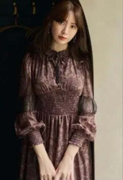 2026年最新】winter floral long-sleeve dressの人気アイテム - メルカリ