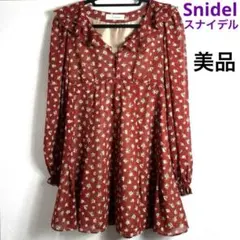 Snidel スナイデル　チュニック　シフォン　チュニックワンピース