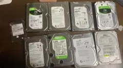 ジャンク品 ハードディスク 2TB、1TB、500GB 3個セット - メルカリ