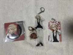 東京リベンジャーズ 佐野万次郎 アクリルキーホルダー＆缶バッジセット