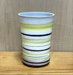 小石原焼　マルワ窯　カップ　湯呑み　黄色　イエローのサムネイル