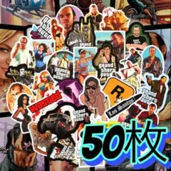 50枚　GTA グラセフ　防水ステッカー