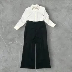 ★まとめ売り★レディース セットアップ ストライプ シャツ パンツ 卒業式入学式