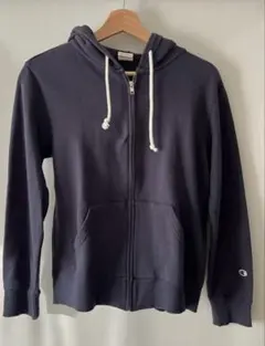 Champion ネイビー フルジップパーカー