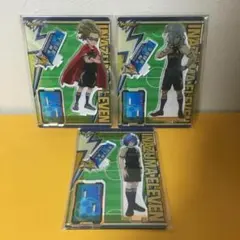 星章学園「鬼道有人・灰崎凌兵・水神矢成龍」アクリルスタンド　イナズマイレブン
