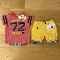 DOUBLE.B Tシャツとショートパンツセット 90