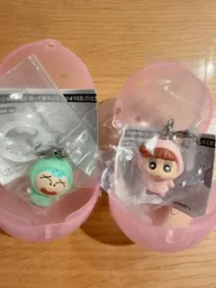 クレヨンしんちゃん めじるしアクセサリー2 パステルカラー　2点セット