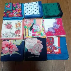 HANAE MORIなどブランドハンカチセット９枚