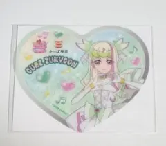 プリキュア かっぱ寿司コラボ　ハートクリアコースター　キュアズキューン