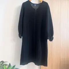 M'S GRACY エムズグレイシー　ロング　カーディガン　黒　シアー　ボーダーのサムネイル