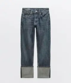 ZARA ザラ　ミッドライズ　デニムパンツ