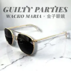 未使用級✨WACKO MARIA 金子眼鏡 ダブルブリッジ サングラス ケース付のサムネイル