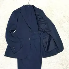 未使用 GU セットアップ イージーパンツ 洗える ネイビー