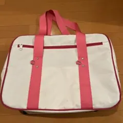 と*も様 ホワイト ピンク りんごスクバのサムネイル