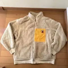 GU ポケモン　ベージュ フリースジャケット