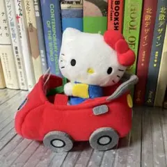 ユーポス ハローキティ コラボ ノベルティ ぬいぐるみ 車