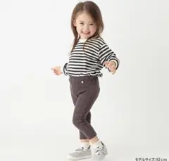 プティマイン　【シアバター】ジャガードレギンス