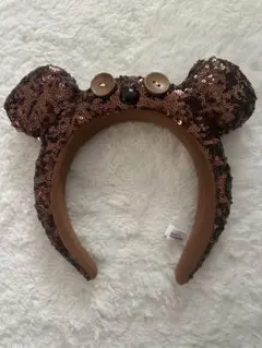 クマ耳スパンコールカチューシャ