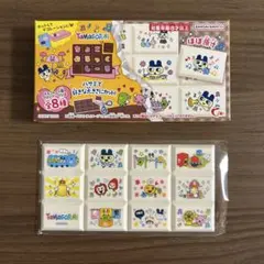 たまごっち ステッカー チョコレート風ブロックシール　まめっちめめっちくちぱっち