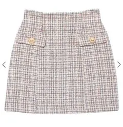 eimy istoire モールツイードハイウエストスカート