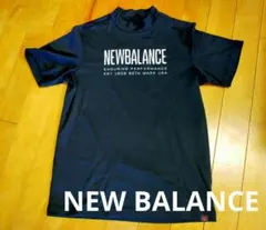 NEWBALANCE ブラックモックネックTシャツ　ゴルフウェアニューバランスのサムネイル