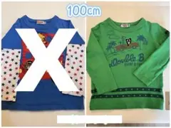 DOUBLE.B 長袖Tシャツ 100cm