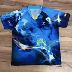 ニッタク Nittaku スカイマジカルシャツ 男女兼用 Mサイズ ブルー