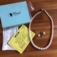 ネックレスイヤリングセット◎日本製パール◎