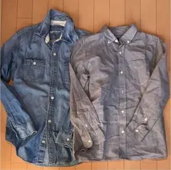 GAPkids 12〜13歳 デニムシャツセット