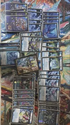 青単サイバーデッキパーツ 32枚セット デュエマ 青単サイバー デッキ +パーツ 即日発送】青単サイバー デッキ