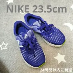 New Balance 紫色 ランニングシューズ 23.5cm