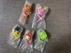 たまごっち　カラフルマルチチャーム　ガチャ　セミコンプ　5個セット