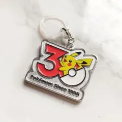 【希少】ポケモン 30周年 メタルチャーム ピカチュウ めじるし