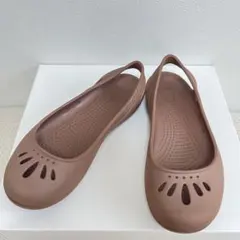 【廃盤・極美品】クロックス マリンディ サンダル パンプス ブラウン W5 21のサムネイル