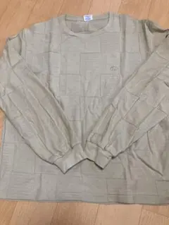 Champion 長袖カットソー ベージュ Mサイズ