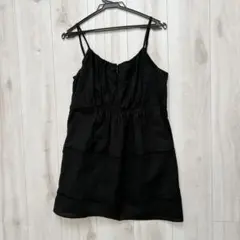 着用一回のみ　tal by yumi キャミソールチュニック　ブラックMサイズのサムネイル