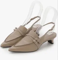 未使用 snidel ラインローファーヒールパンプス Lサイズのサムネイル