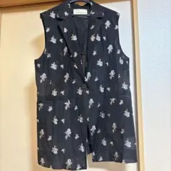 期間限定値下】united arrows スクエアフラワージャガード ブラウス