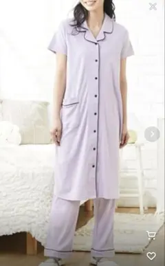 【新品未使用】前開きマタニティパジャマ ピンクベージュ/マタニティ3L