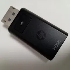 DP to HDMI 変換アダプター 黒 コネクタ ディスプレイポート