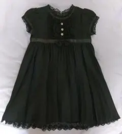 【美品】anyFAM ワンピース110 フォーマル 発表会 フリル ギャザー