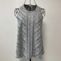 GAP ノースリーブ チュニックニットグレー系　Sサイズ