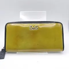 ドルチェ＆ガッバーナ　長財布　財布　エナメル　ラウンドジップ　グリーンのサムネイル