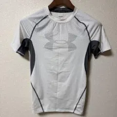 UNDER ARMOUR コンプレッションシャツ 半袖 白 SMのサムネイル