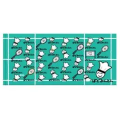 ぶかつだ！おえかきさん フェイス タオル 【⠀ばとみんとんさん⠀】のサムネイル