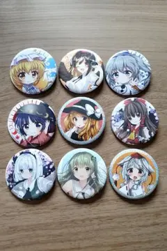 東方project 缶バッジ 9個セット