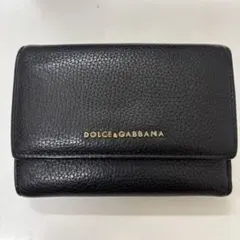 極美品　未使用に近い　ドルチェ&ガッバーナ　レディース　財布　ブラック　レザー DOLCE&GABBANA ドルチェ&ガッバーナ レディース 財布 極美品 - メルカリ